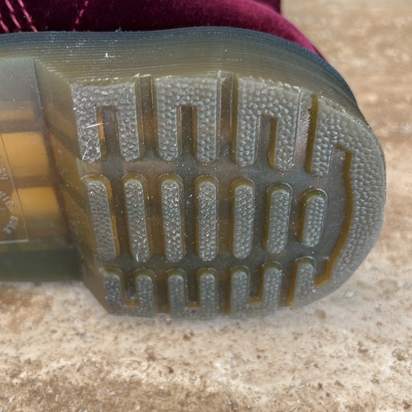 PAGE CHERRY RED VELVET BOOT. NWOT - Picture 9 of 11